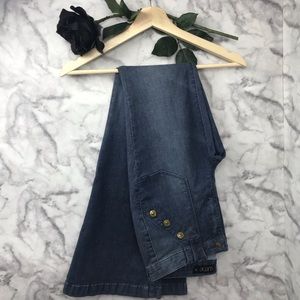 Suede Brand Flare Jeans